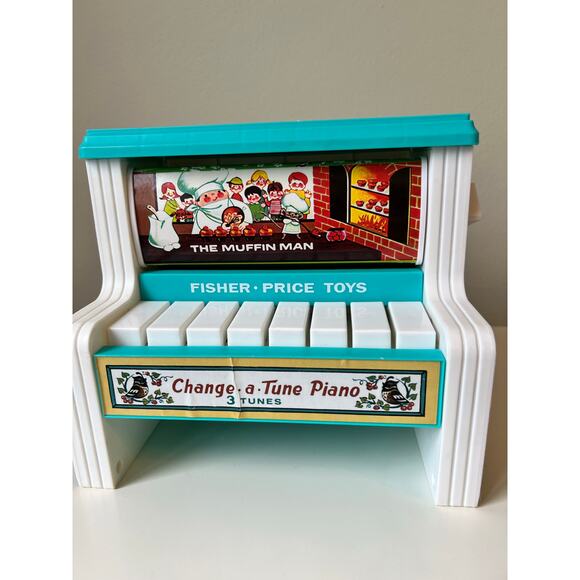 Fisher-Price Change A Tune Piano 3 Tunes 2010 Works - Picture 1 of 10